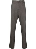 Canali pantalon en laine à coupe droite - Gris - thumbnail