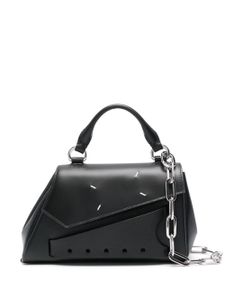 Maison Margiela mini sac Snatched asymétrique - Noir