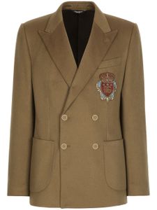 Dolce & Gabbana blazer à boutonnière croisée - Marron