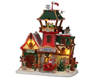 North Pole Control Tower With 4.5V Adaptor Kerst - Lemax