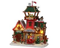 North Pole Control Tower With 4.5V Adaptor Kerst - Lemax