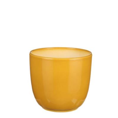 Tusca pot rond oker - h16xd17cm - Mica decorations