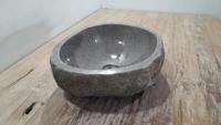 Flussstein Waschbecken RM250313, 43x36x15 cm