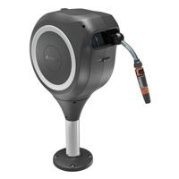 Avvolgitubo automatico per terrazzo - GARDENA - RollUp - S - Bianco - Lunghezza 15 m - Tubo 13 mm