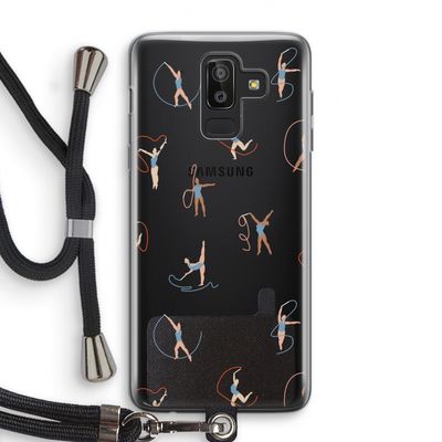 Dancing #3: Samsung Galaxy J8 (2018) Transparant Hoesje met koord