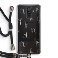 Dancing #3: Samsung Galaxy J8 (2018) Transparant Hoesje met koord