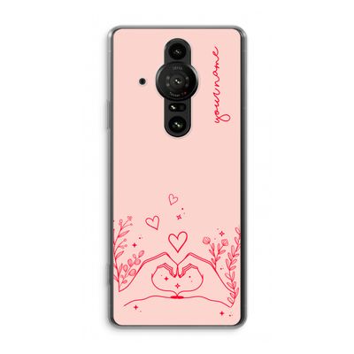 Love is in the air: Sony Xperia Pro-I Transparant Hoesje