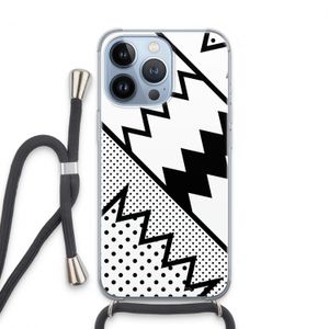 Pop Art #5: iPhone 13 Pro Transparant Hoesje met koord