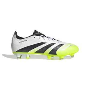 adidas Predator League IJzeren-Nop Voetbalschoenen (SG) Wit Zwart Neongeel