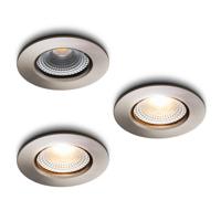 LED-inbouwspot Udis RVS dimbaar IP65