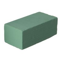 10x Groen steekschuim blok vochtig gebruik 23 cm - thumbnail