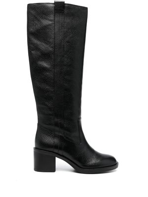 Geox bottines Giulila à talon 60 mm - Noir