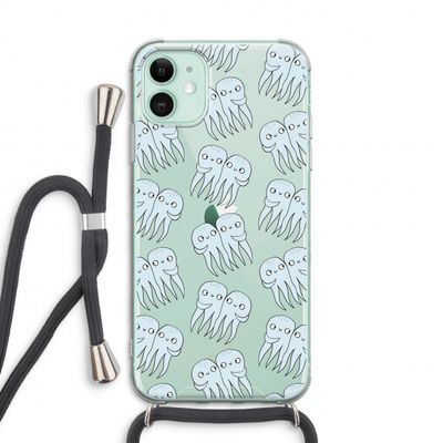 Octopussen: iPhone 11 Transparant Hoesje met koord