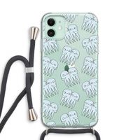 Octopussen: iPhone 11 Transparant Hoesje met koord