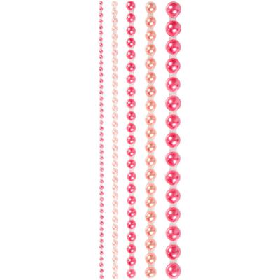 Creativ Company Halve plakparels roze 2-8mm, 140st.