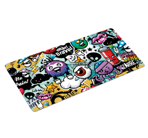 Graffiti XXL gaming vinyl muismat
