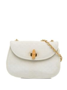 Gucci Pre-Owned sac porté épaule à motif Micro GG - Blanc