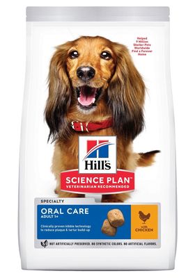 Hill&apos;s Science Plan Hond Adult Oral Care Medium Kip 2kg