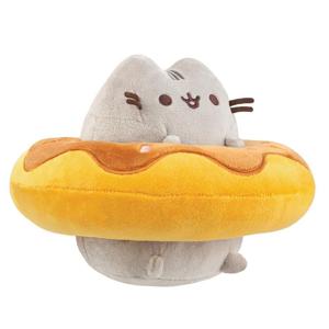 Pusheen Pusheen in chocolade donut - 18 cm