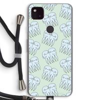 Octopussen: Pixel 4a 5G Transparant Hoesje met koord