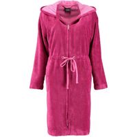 Cawö Cawö Dames Korte Badjas Capuchon 822 - Beere 36/38