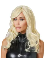 * COTTELLI Hellblonde lange pruik golvend, CC0773506