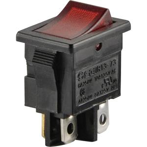 TRU COMPONENTS TC-R13-73C-02 Wipschakelaar 250 V/AC 6 A 2x uit/aan Continu 1 stuk(s)