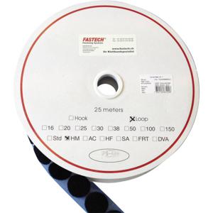 FASTECH® T02025999903C1 Klittenband punt Om vast te plakken Hotmelt Lusdeel (Ø) 25 mm Zwart 1 stuk(s)