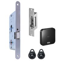 JNF Comfort loopslot din rechts inclusief elektrische sluitplaat en wandlezer inbouw