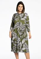 Yoek Blouse midi | Groen | Maat 50/52