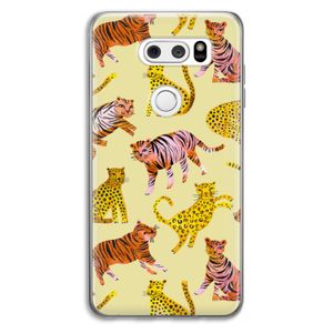 Cute Tigers and Leopards: LG V30 Transparant Hoesje