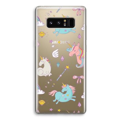 Fantasiewereld: Samsung Galaxy Note 8 Transparant Hoesje