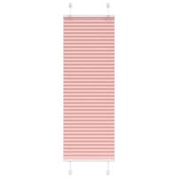 Plissé rolgordijn 50x100 cm stofbreedte 49,4 cm polyester roze
