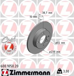 Remschijf Coat Z 600105020