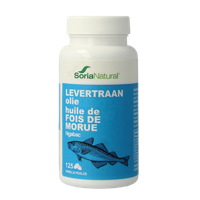 Soria Natural Higabac levertraanolie 125 Softgels