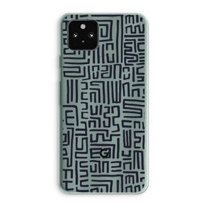Moroccan Print: Google Pixel 5a 5G Transparant Hoesje