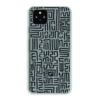 Moroccan Print: Google Pixel 5a 5G Transparant Hoesje