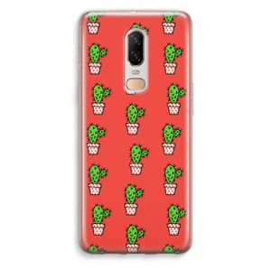 Mini cactus: OnePlus 6 Transparant Hoesje