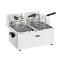 Elektrische friteuse - 2 x 8 l - 5000 W - EGO thermostaat - Royal Catering