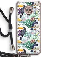 Tukans: Motorola Moto G6 Transparant Hoesje met koord