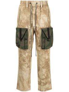 Mostly Heard Rarely Seen pantalon cargo Zipoff - Marron