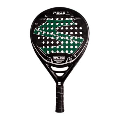PADEL RACKET SOFTEE RAZE EVOLUTION GREEN CARBONO AESTHETIC DEFECT