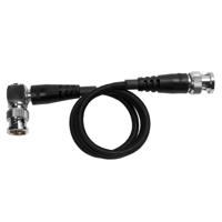 Kondor Blue 20" 12G SDI recht naar haakse kabel voor 4K 60p cameramonitoren en zenders (zwart)