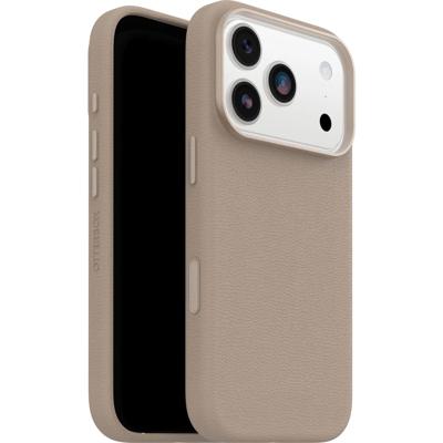 Otterbox Symmetry iPhone 17 Pro Cactus leren backcover Magsafe hoesje - Grijs