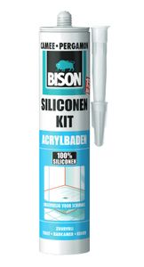 Bison Siliconenkit Acrylbaden Camee Crt 300Ml*12 Nlfr - 1491416 - 1491416