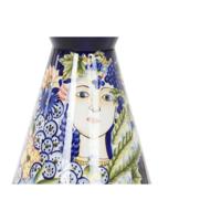 Vaas DKD Home Decor Porselein Zwart Shabby Chic (19 x 19 x 36 cm)