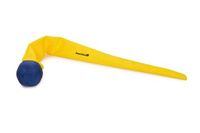 Beeztees fetch slingerbal - hondenspeelgoed - nylon - blauw/geel - 7,5x7,5x77 cm