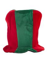 Hoge Hoed Rood/Groen Fluweel Hoge Hoed Rood/Groen Fluweel