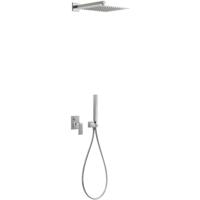 Regendouche set Tres Cuadro | Inbouw | Mengkraan | 2-weg | Vierkant | Chroom