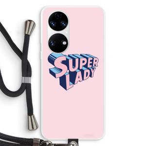 Superlady: Huawei P50 Transparant Hoesje met koord
